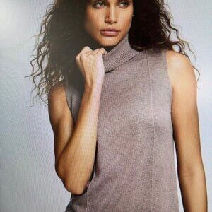 Soma Premier Knit Sweater Sleeveless Turtleneck Top BRAND NEW